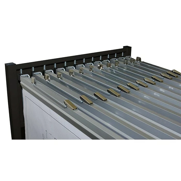 AdirOffice 12 Bracket Vertical File Rolling Stand For Blueprints, Black (613-BLK) 4 AdirOffice 12 Bracket Vertical File Rolling Stand For Blueprints, Black (613-BLK) - Image 2