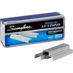 Swingline S.F. 3 Premium Staples, 0.25" Leg Length, 5000 Staples/Box (S7035440F)