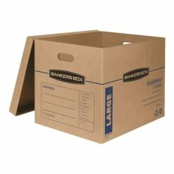 Bankers Box Smoothmove Classic Moving Boxes, Kraft/Blue, 2/Pack (7718203) 6 Bankers Box Smoothmove Classic Moving Boxes, Kraft/Blue, 2/Pack (7718203) -STAPLES Sales sp59997953 sc7
