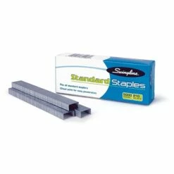 Swingline Standard Staples, 1/4" Leg Length, 5,000 Staples/Box, 100 Boxes/Carton (35108CT) 10 Swingline Standard Staples, 1/4" Leg Length, 5,000 Staples/Box, 100 Boxes/Carton (35108CT) -STAPLES Sales sp69764708 sc7
