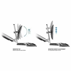 Mount-It! Sit Stand Wall Mount Workstation, Articulating Standing Desk For A Single Monitor, Floating Keyboard Tray (MI-7905) 13 Mount-It! Sit Stand Wall Mount Workstation, Articulating Standing Desk For A Single Monitor, Floating Keyboard Tray (MI-7905) -STAPLES Sales sp7038264 sc7