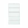 Global 1900 Plus Series 5-Drawer Vertical File Cabinet, Locking, Letter, Designer White, 19.25" (TD1936P5F12DWT) -STAPLES Sales sp71821719 sc7