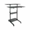 Mount-lt! 37"-55" Adjustable Monitor Rolling Stand Up Desk, Black (MI-7970B) 1 Mount-lt! 37"-55" Adjustable Monitor Rolling Stand Up Desk, Black (MI-7970B) -STAPLES Sales sp73744470 sc7