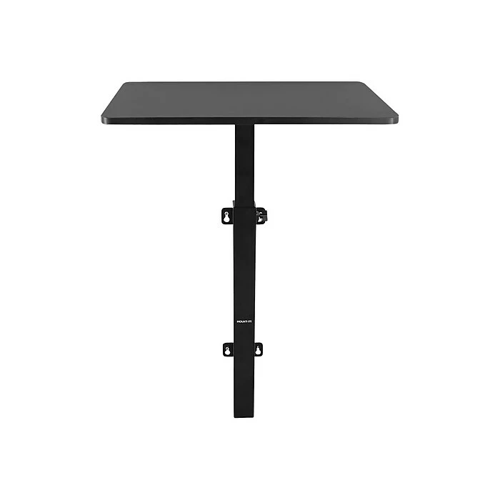 Mount-It! 24" Wall Mounted Sit & Stand Desk, Black (MI-7989) 3 Mount-It! 24" Wall Mounted Sit & Stand Desk, Black (MI-7989)