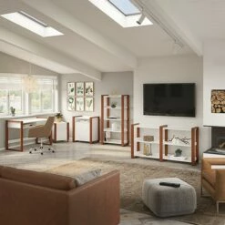 Kathy Ireland® Home By Bush Furniture Voss 1-Drawer Vertical File Cabinet, Letter, Cotton White/Serene Cherry, 20.87"D 16 Kathy Ireland® Home By Bush Furniture Voss 1-Drawer Vertical File Cabinet, Letter, Cotton White/Serene Cherry, 20.87"D -STAPLES Sales sp74531677 sc7