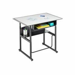 Safco AlphaBetter 26" - 42" Plastic/Steel Adjustable Desk, White/Black (1209DE) 13 Safco AlphaBetter 26" - 42" Plastic/Steel Adjustable Desk, White/Black (1209DE) -STAPLES Sales sp79684366 sc7
