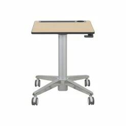 Ergotron 29"-45" Adjustable Desk, Maple/Silver (24-811-F13)