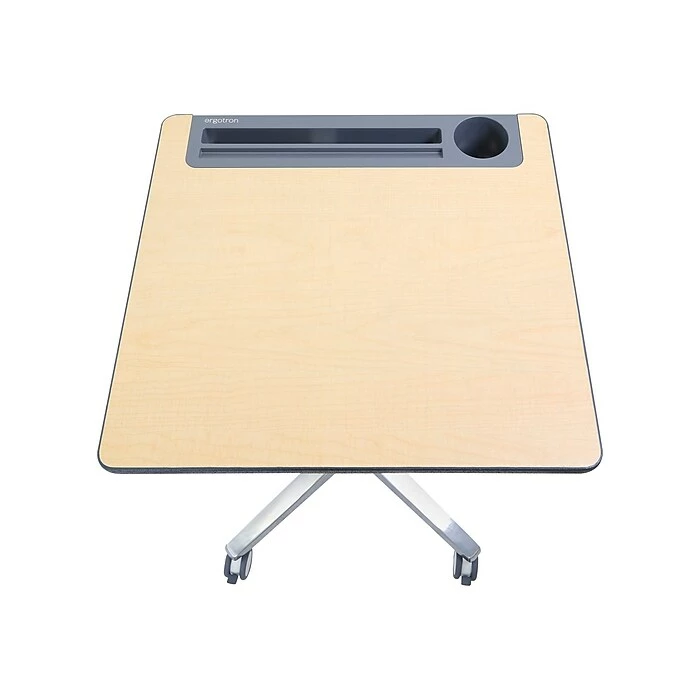 Ergotron 29"-45" Adjustable Desk, Maple/Silver (24-811-F13) 5 Ergotron 29"-45" Adjustable Desk, Maple/Silver (24-811-F13) - Image 3