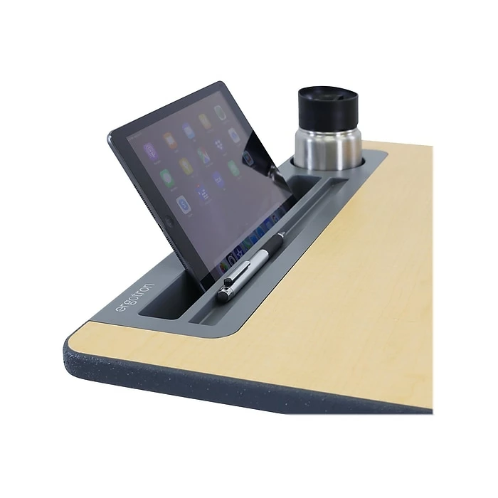 Ergotron 29"-45" Adjustable Desk, Maple/Silver (24-811-F13) 7 Ergotron 29"-45" Adjustable Desk, Maple/Silver (24-811-F13) - Image 5