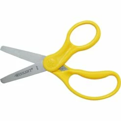 Westcott® School 5" Stainless Steel Kid's Scissors, Blunt Tip, Assorted Colors, 6/Pack (16454) 12 Westcott® School 5" Stainless Steel Kid's Scissors, Blunt Tip, Assorted Colors, 6/Pack (16454) -STAPLES Sales sp83311288 sc7