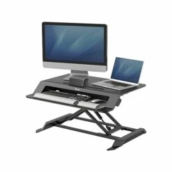 Fellowes Lotus LT 4"-16" Standing Desk Converter, Black (8215001) -STAPLES Sales sp84425474 sc7