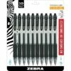 Zebra Sarasa Dry X20 Gel Retractable Pens, Medium Point, Black Ink, 10/Pack (46871) 1 Zebra Sarasa Dry X20 Gel Retractable Pens, Medium Point, Black Ink, 10/Pack (46871) -STAPLES Sales sp89277843 sc7