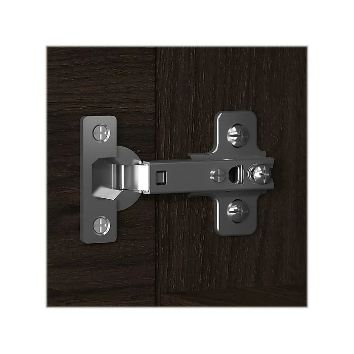 Bush Business Furniture Office 500 2-Drawer Lateral File Cabinet With Hutch, Letter/Legal, Black Walnut, 35.67" (OF5007BWSU) 8 Bush Business Furniture Office 500 2-Drawer Lateral File Cabinet With Hutch, Letter/Legal, Black Walnut, 35.67" (OF5007BWSU) - Image 6