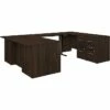 Bush Business Furniture Office 500 27"-47" Adjustable U-Shaped Executive Desk With Drawers, Black Walnut (OF5005BWSU) 2 Bush Business Furniture Office 500 27"-47" Adjustable U-Shaped Executive Desk With Drawers, Black Walnut (OF5005BWSU) -STAPLES Sales sp92290612 sc7