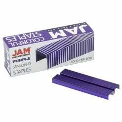 JAM Paper Colorful Staples, 1/4" Leg Length, Purple, 5000/Box (335PUZ) 8 JAM Paper Colorful Staples, 1/4" Leg Length, Purple, 5000/Box (335PUZ) -STAPLES Sales sp92366683 sc7