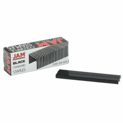 JAM Paper Colorful Staples, 1/4" Leg Length, Black, 5000/Box (335BLZ) -STAPLES Sales sp92366692 sc7