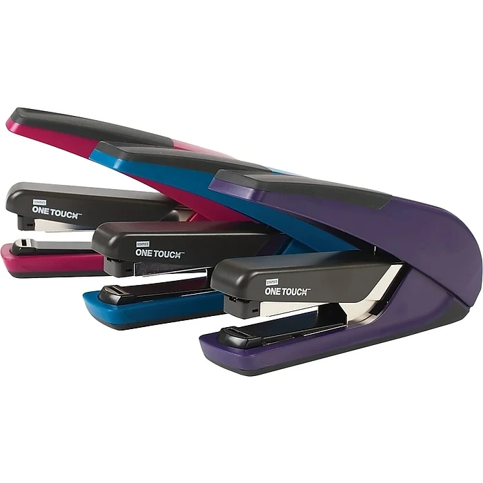Staples One-Touch Plus Desktop Stapler, 30-Sheet Capacity, Assorted Colors (25107) 6 Staples One-Touch Plus Desktop Stapler, 30-Sheet Capacity, Assorted Colors (25107) - Image 4