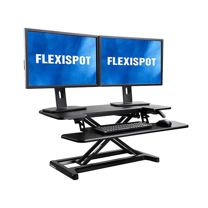 FlexiSpot 35" Sit-Stand Desk Converter, Black (M7MB5) 4 FlexiSpot 35" Sit-Stand Desk Converter, Black (M7MB5) - Image 2