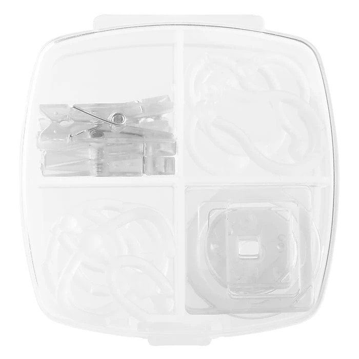 JAM Paper Office Clip Set, Clear (166532815) 4 JAM Paper Office Clip Set, Clear (166532815) - Image 2