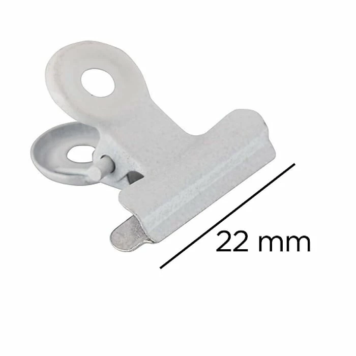 JAM Paper Bulldog Clip, White, 25/Pack (521312118) 7 JAM Paper Bulldog Clip, White, 25/Pack (521312118) - Image 5