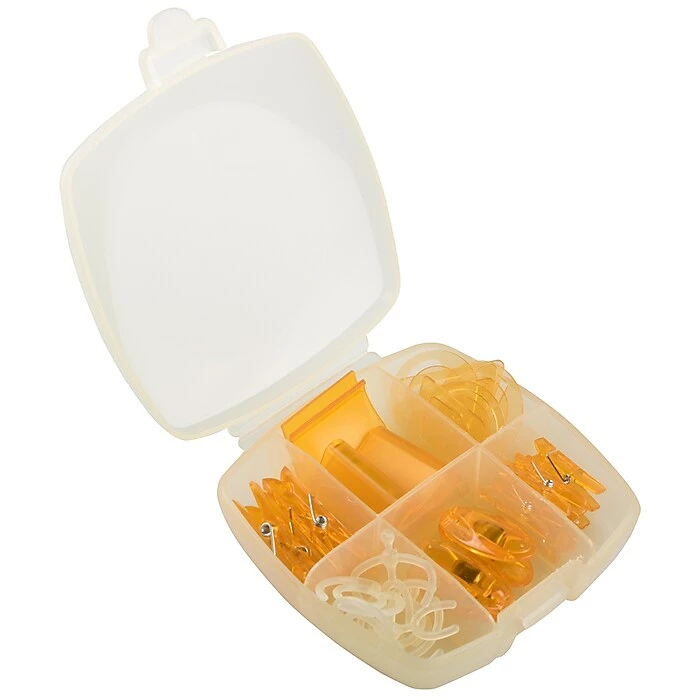 JAM Paper Office Clip Set, Yellow (22532812) 3 JAM Paper Office Clip Set, Yellow (22532812)