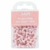 JAM Paper Pushpins, Baby Pink, 100/Pack (222419048) 2 JAM Paper Pushpins, Baby Pink, 100/Pack (222419048) -STAPLES Sales sp97365202 sc7