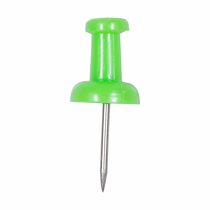 JAM Paper Push Pins, Lime Green, 100/Pack (522416893) 5 JAM Paper Push Pins, Lime Green, 100/Pack (522416893) - Image 3