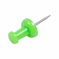 JAM Paper Push Pins, Lime Green, 100/Pack (522416893) 10 JAM Paper Push Pins, Lime Green, 100/Pack (522416893) -STAPLES Sales sp97365212 sc7