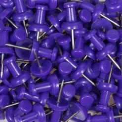 JAM Paper Push Pins, Purple, 100/Pack (222419053) 11 JAM Paper Push Pins, Purple, 100/Pack (222419053) -STAPLES Sales sp97365217 sc7