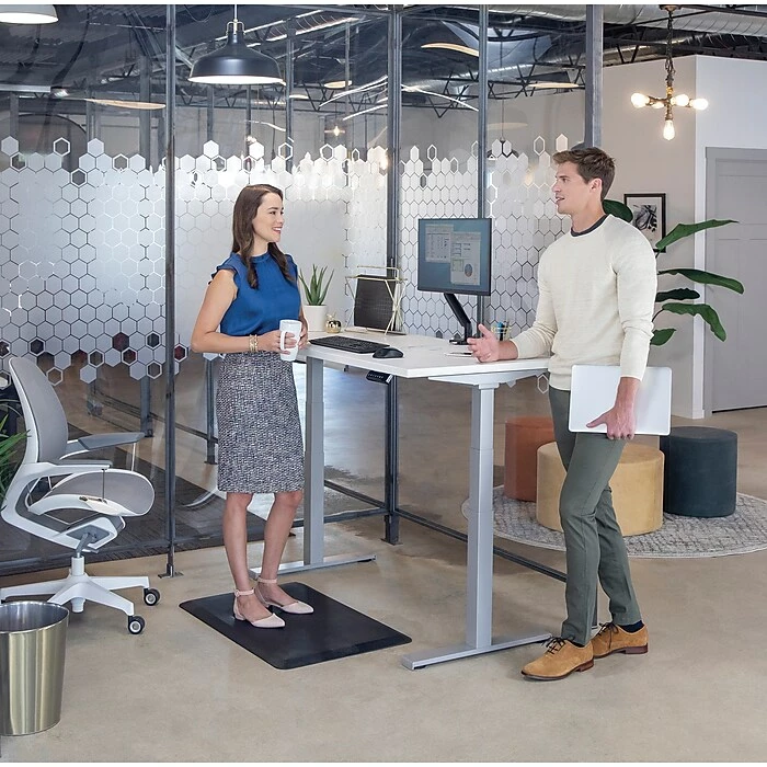 Fellowes Cambio 25"-50" Height Adjustable Standing Desk, White (9788101) 7 Fellowes Cambio 25"-50" Height Adjustable Standing Desk, White (9788101) - Image 5