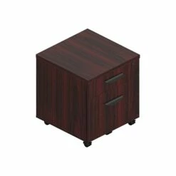 Offices To Go Superior 2-Drawer Vertical File Cabinet, Locking, Letter/Legal, American Mahogany, 22" (TDSL22BFMAML)