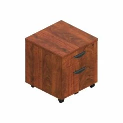 Offices To Go Superior 2-Drawer Vertical File Cabinet, Locking, Letter/Legal, American Dark Cherry, 22" (TDSL22BFMADC)